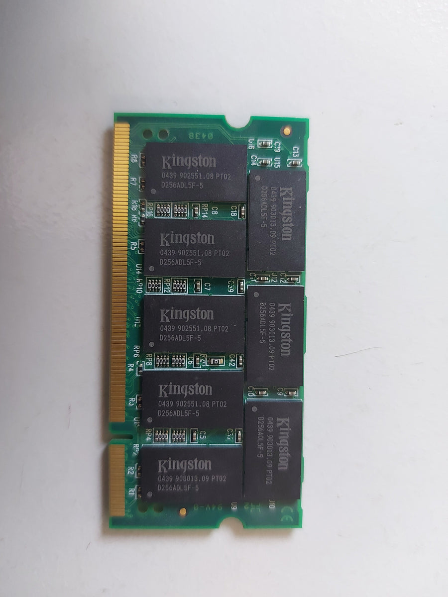 Kingston 512MB PC2700 non-ECC Unbuffered CL2.5 200P SoDimm 9905195-020 M6464C250
