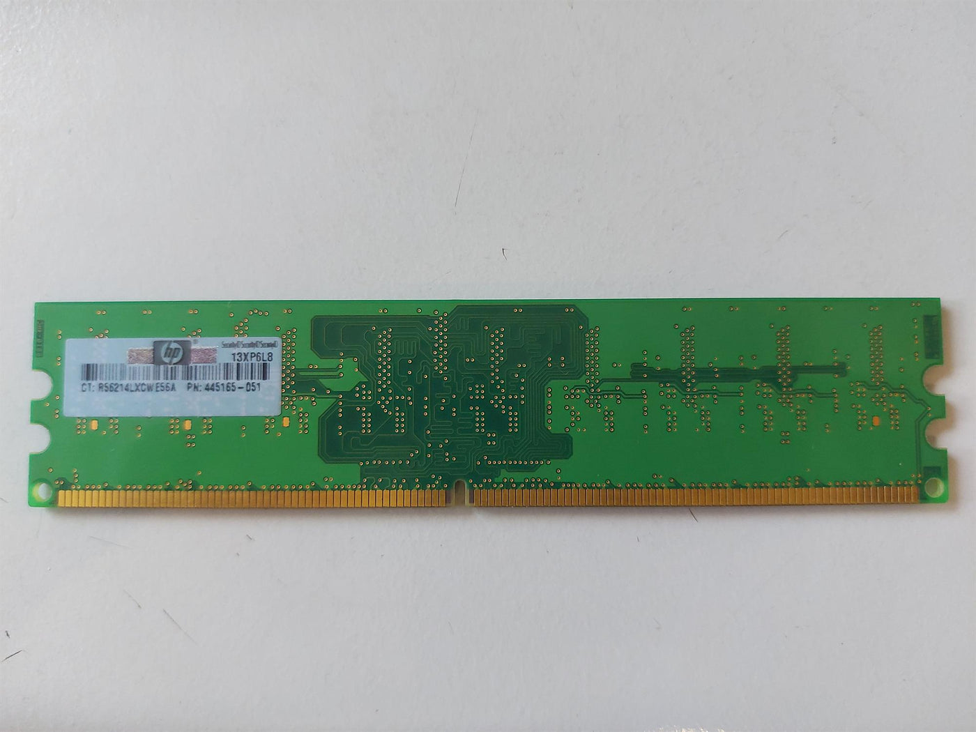 Hynix/HP 512MB PC2-6400 DDR2-800MHz ECC Unbuffered CL6 240-Pin DIMM Memory Module (HYMP564U72CP8-S6 445165-051)