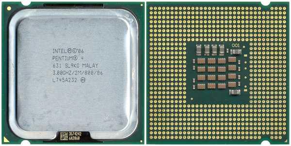 Intel Pentium 4 HT 631 3.0GHz 800MHz 2M 775 CPU ( SL9KG ) USED