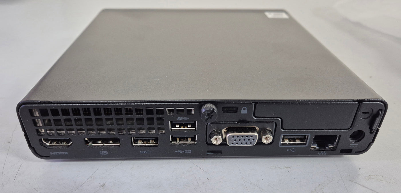 HP ProDesk 400 G6 Mini 250GB SSD 16GB RAM i5-10500T 2.3GHz Win10 boxed w/ accessories ( 123V3ET#ABU ) USED