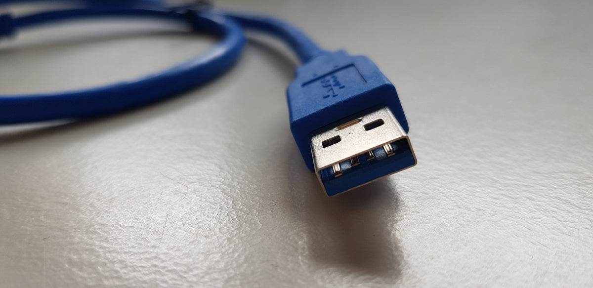 Sinforcon USB 3.0 AM - USB 3.0 AM serial connector cable (blue) (CAB00017)