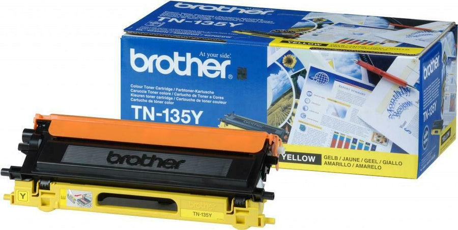 Brother Yellow Toner Cartridge ( TN-135Y ) NOB FINAL SALE