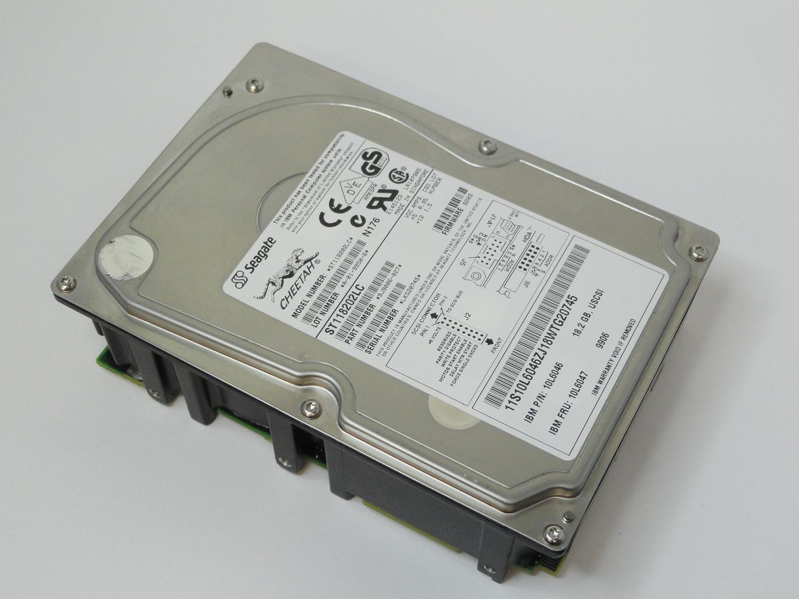 9J9006-027 - Seagate IBM 18.2GB SCSI 80 Pin 10Krpm 3.5in HDD - Refurbished