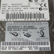 CA05311-B84000DL - Fujitsu Dell 6.4Gb IDE 4200rpm 2.5in HDD - Refurbished