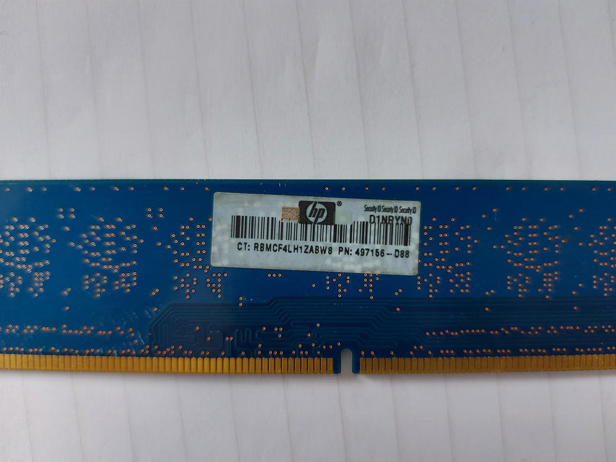 Hynix/HP 1GB PC3-10600 DDR3-1333MHz non-ECC Unbuffered CL9 240-Pin DIMM Single Rank Memory Module (HMT112U6TFR8C-H9 497156-D88)