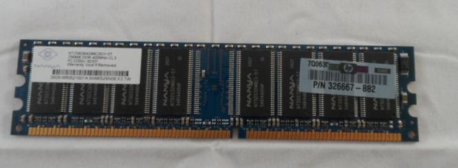 PR16254_NT256D64S88COG-5T_Nanya / HP NT256D64S88C0G-5T 256Mb memory - Image3