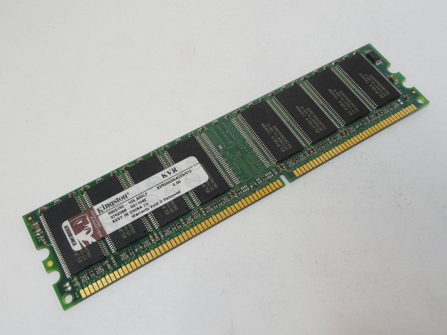 Kingston 512MB PC2100 DDR-266MHz DIMM RAM ( 9905192-105.A00LF KVR266X64C25/512 ) REF