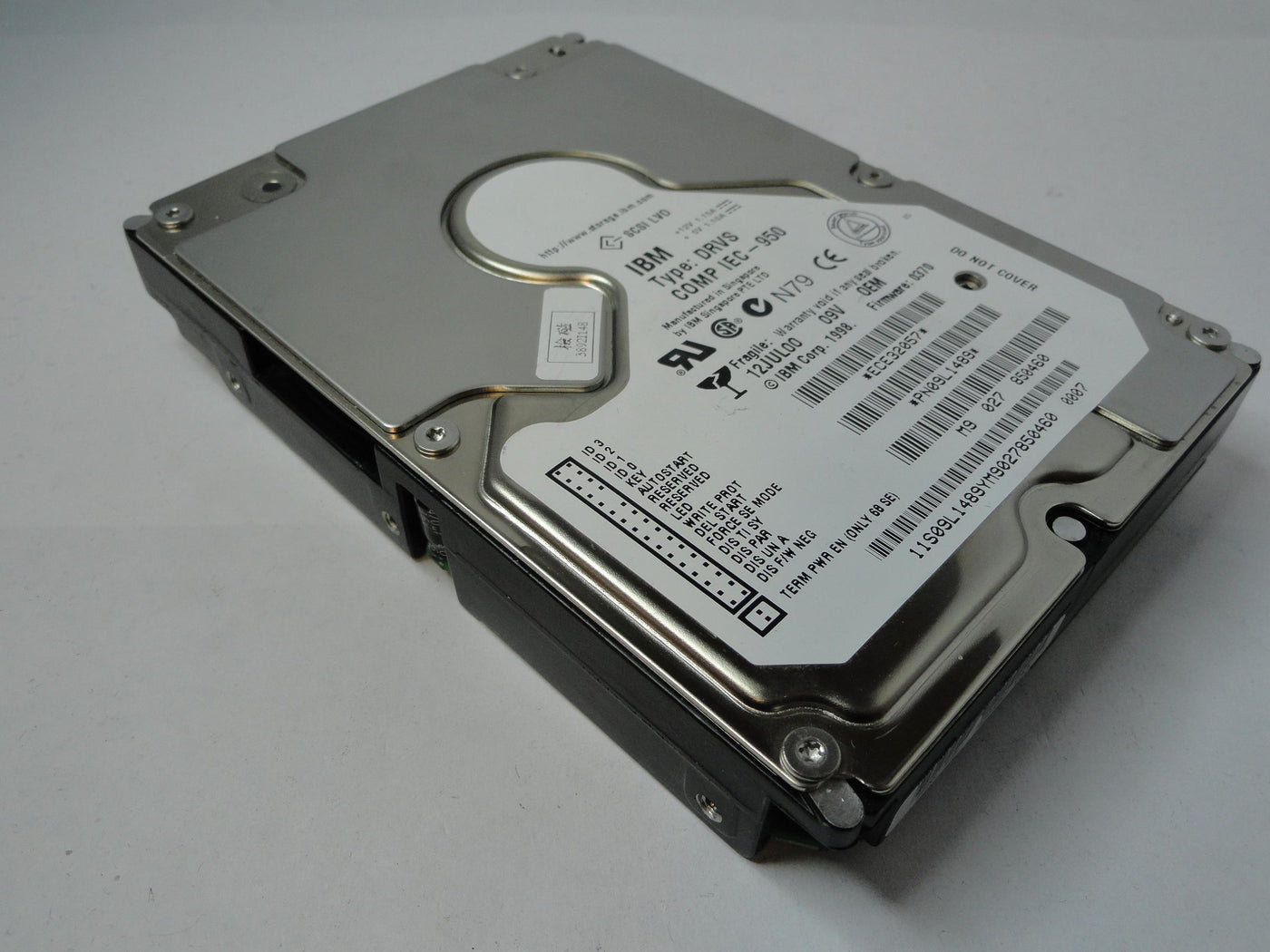 PR19630_09L1489_IBM 9.1Gb SCIS 68 Pi 7200rpm 3.5in HDD - Image3