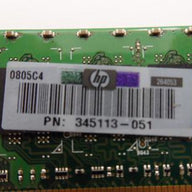 Samsung HP 1GB PC2-3200 DDR2-400MHz 240-Pin DIMM ( M393T2950CZP-CCCQ0 345113-051 ) REF