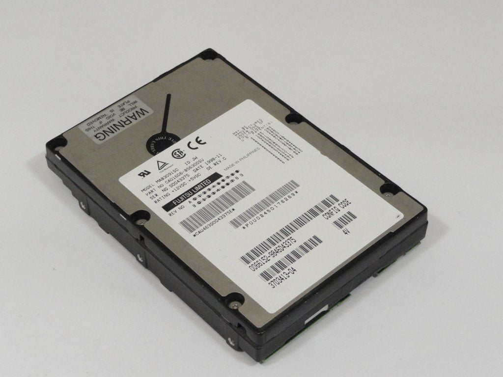 Fujitsu Sun 9.1GBSCSI 80Pin 3.5" HDD In Sun Caddy ( CA01606-B55100SD MAB3091SC 370-3413-04 540-3704-01 ) REF