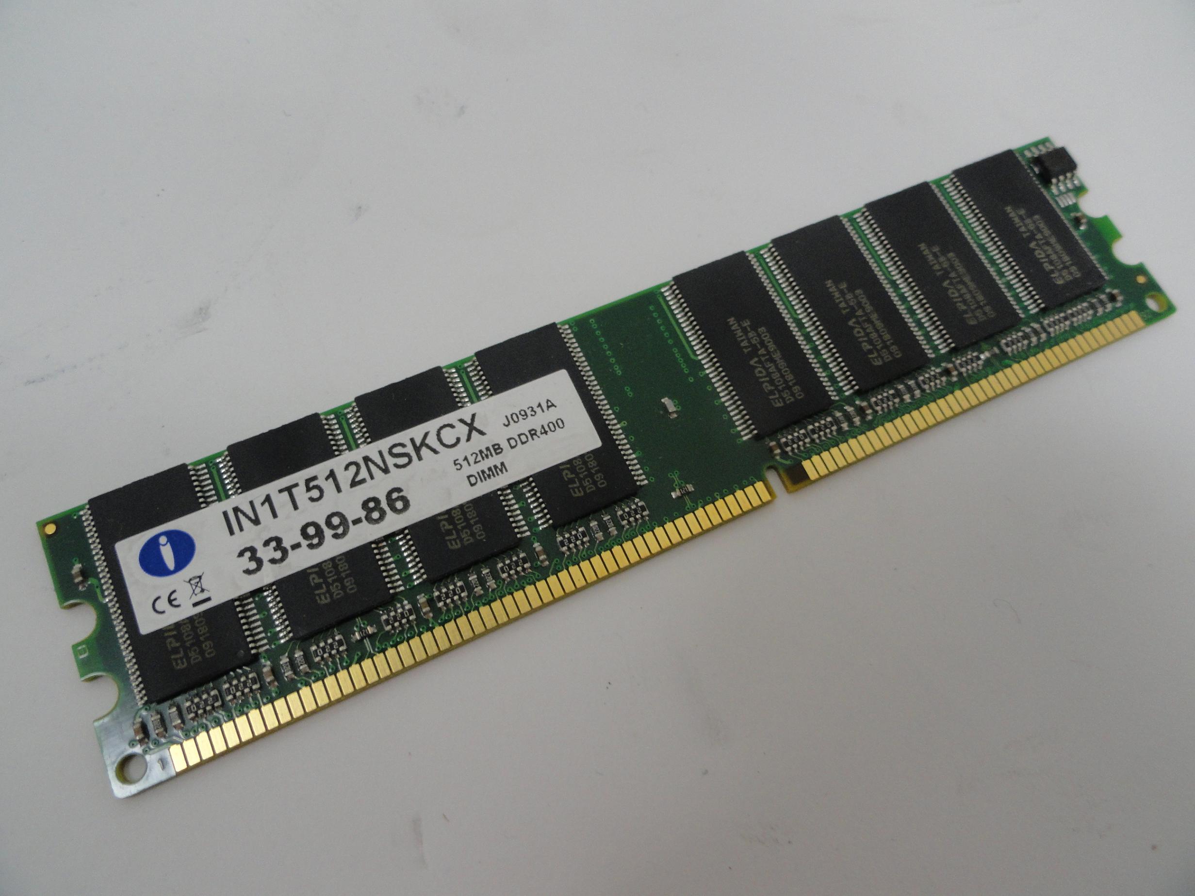 PR16351_IN1T512NSKCX_Integral 512Mb PC-3200 DDR400 DIMM RAM - Image2
