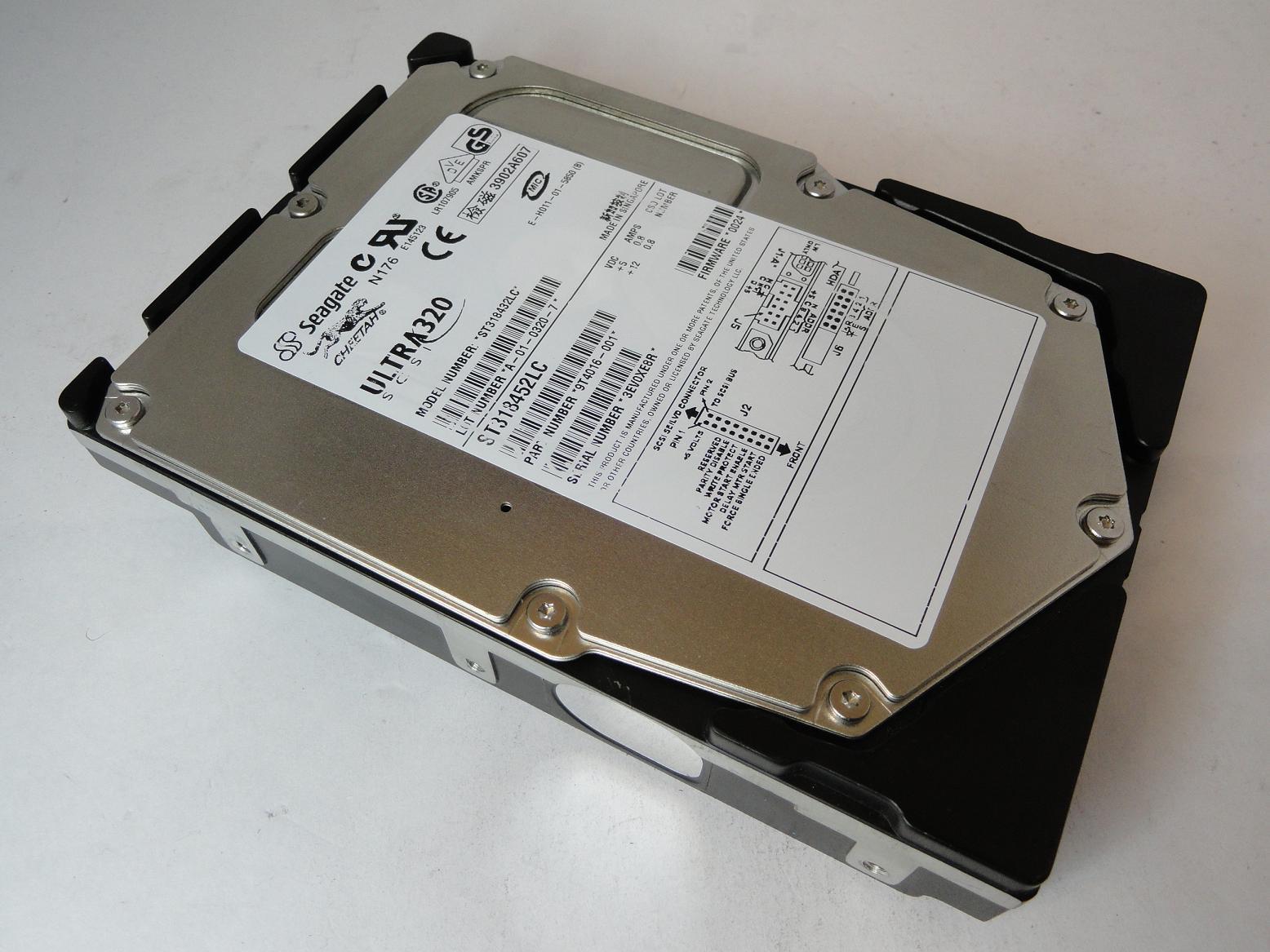 9T4016-001 - Seagate 18.4Gb SCSI 80 Pin 15Krpm 3.5in HDD - USED