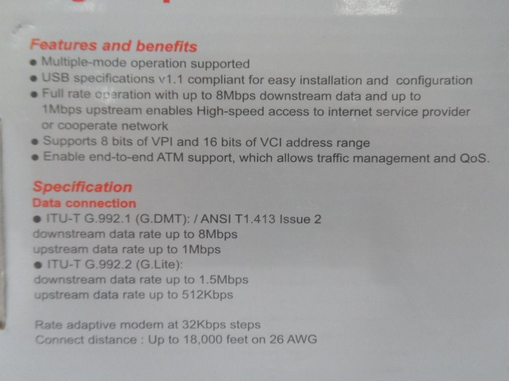 Dynamode High - Speed ADSL USB Modem ( M-ADSL-USB-CW M-ADSL-USB-CW    Dynamode )