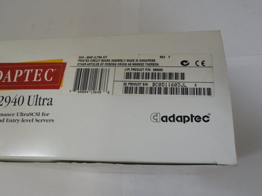 AHA-2940 - Adaptec SCSI PCI Controller Card, - ASIS