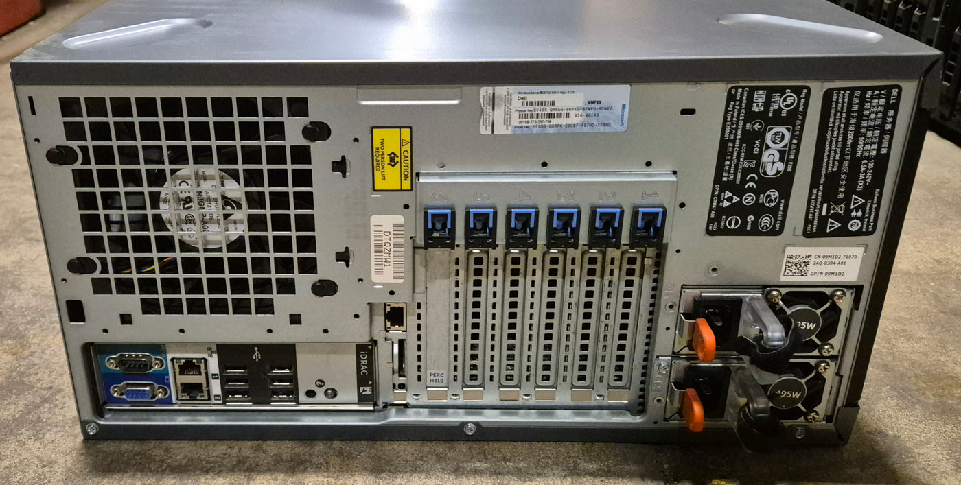 Dell PowerEdge T320 Workstation Xeon E5-2403 1.80Ghz NO RAM/HDD/OS DVD Dual PSU WinSVR 2008 COA ( E20S ) USED