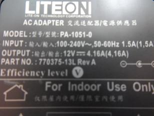 PR20425_770375-13L_LiteOn AC 12V Power Supply - Image3