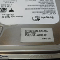 PR20118_9EU132-020_Seagate HP 250Gb SATA 7200rpm 3.5in HDD - Image2
