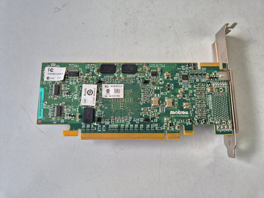 Matrox PCIe x16 512MB GDDR2 quad graphics card ( M9140-E512LAF ) USED