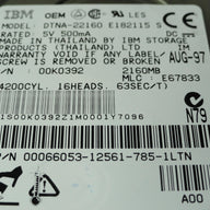 00K0392 - IBM Dell 2.1Gb IDE 4200rpm IDE 2.5in HDD - Refurbished