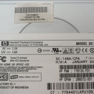 HP SC-148 48x Read 5.25" IDE Black CD-ROM Drive ( SC-148A/CPA 176135-FD1 266072-001 288894-001 ) USED