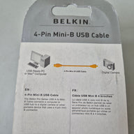 Belkin 4-Pin Mini-B USB Cable 1.8m ( CU1300AED06 ) NEW