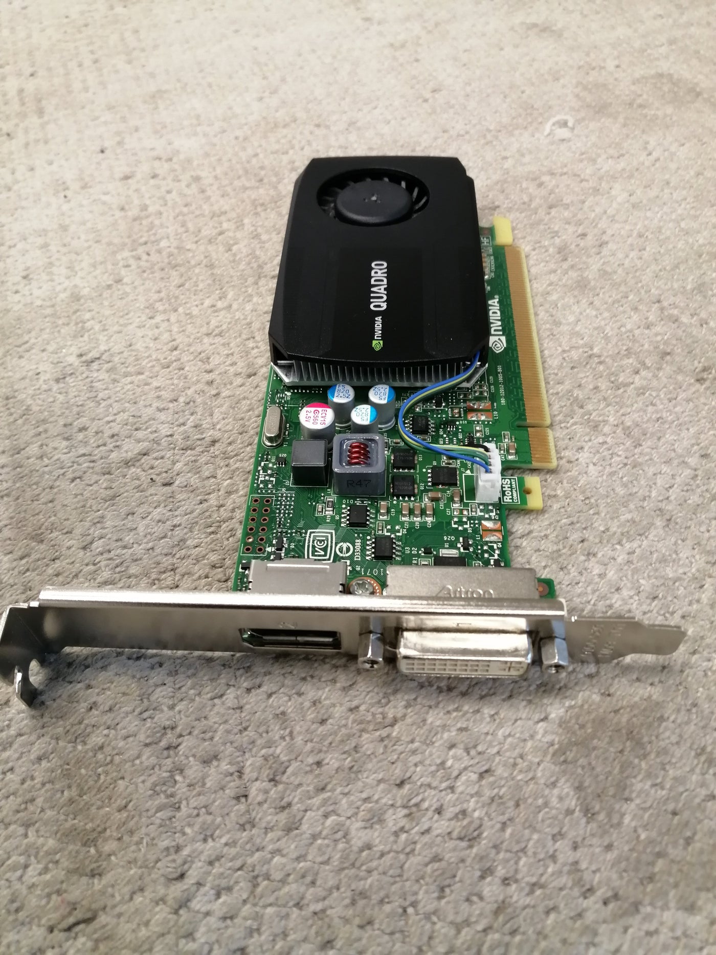 NVIDIA QUADRO GRAPHICS CARD K420 699-52012-0505-400 D (K420 USED)