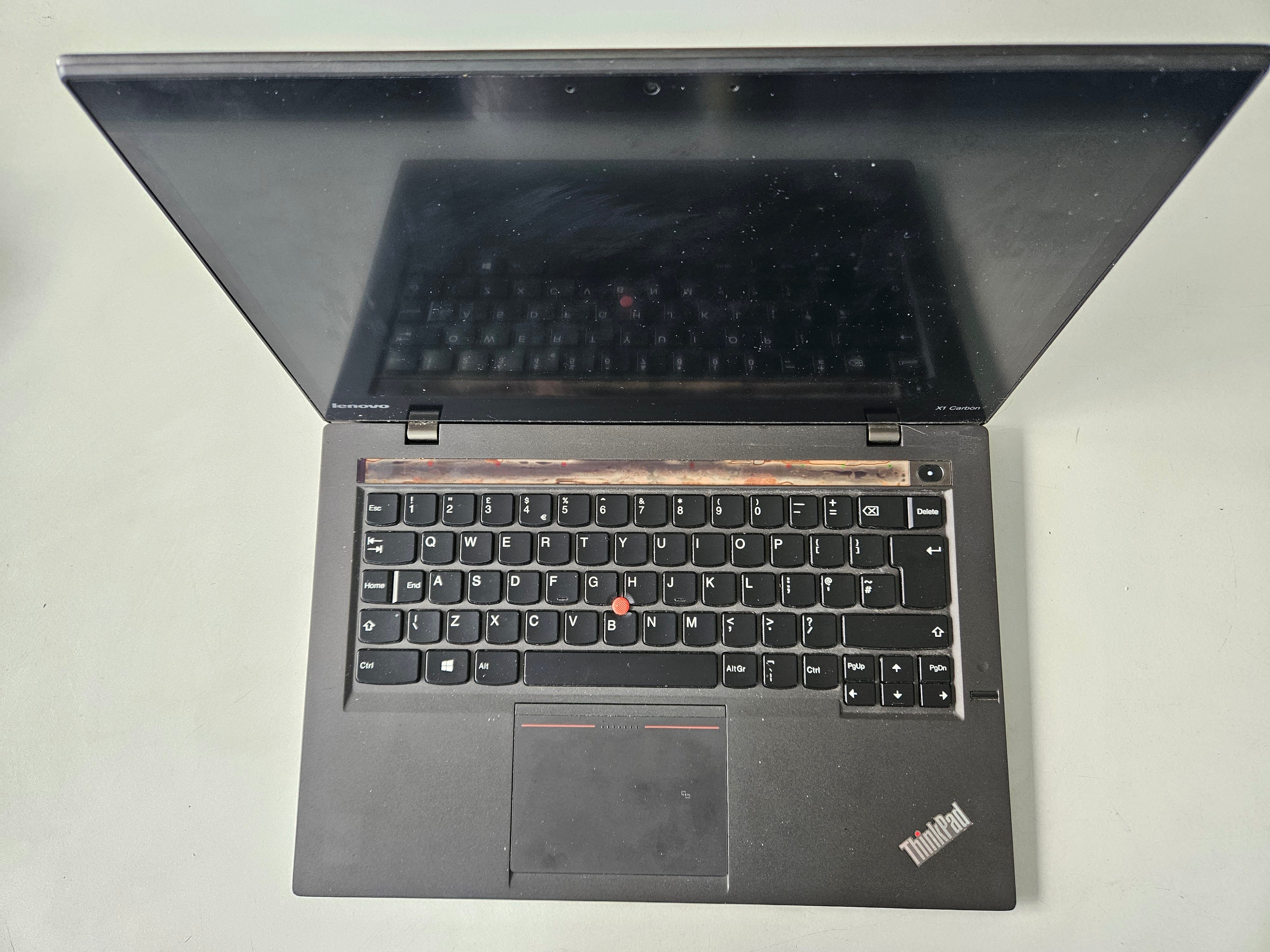 Lenovo Thinkpad Carbon X1 G2 250GB 8GB i7-4600U Win10Pro Laptop USED POOR BATTERY