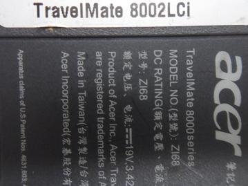 PR20327_ZI68_Acer 8002LCi 1.5Ghz 1278MB Ram No HDD Laptop - Image8