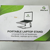 Pivot Portable Laptop Stand for laptops up to 4.8kg - Silver (NOB)