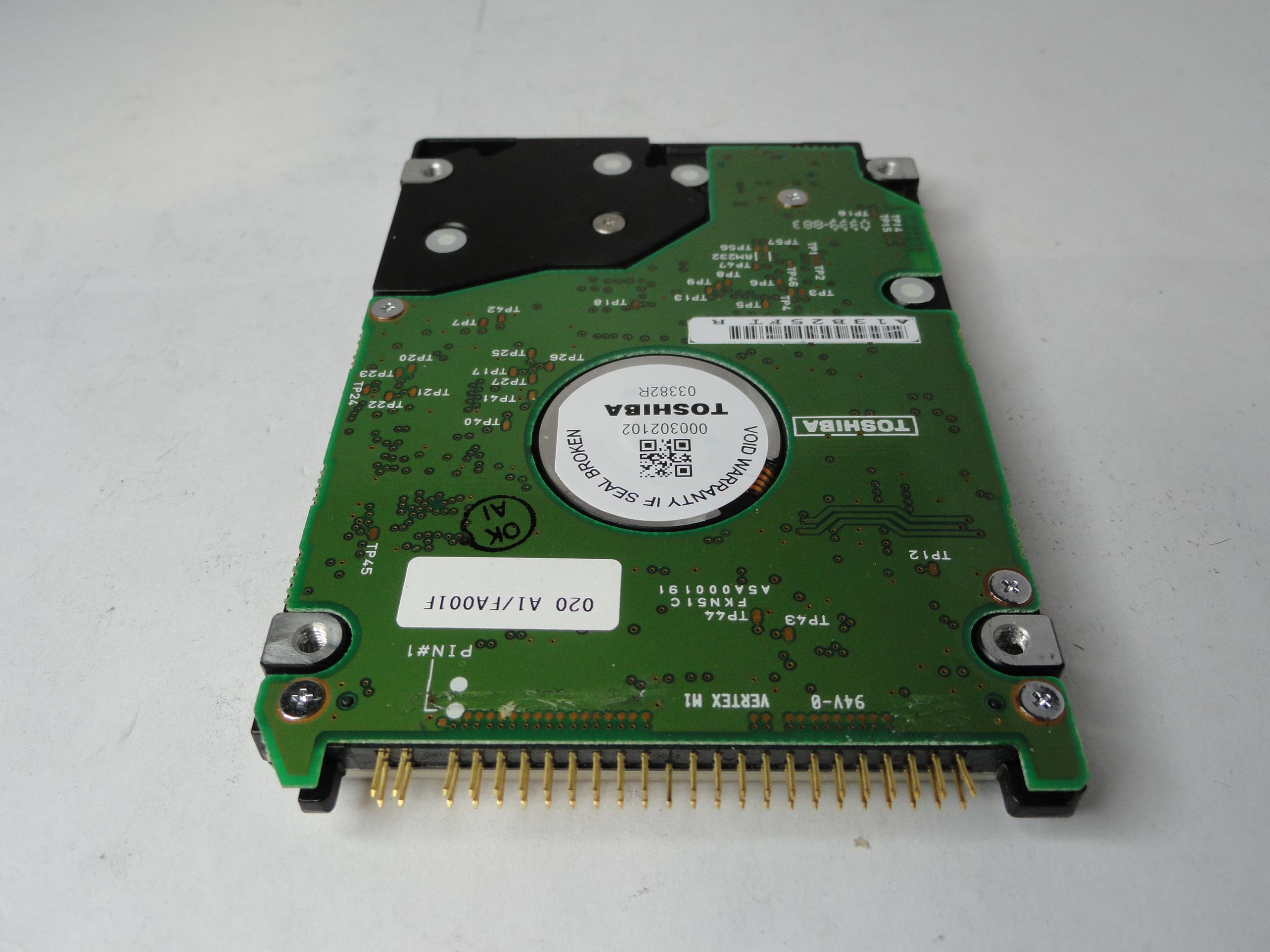 PR20447_HDD2171_Toshiba Compaq 40Gb IDE 5400rpm 2.5in HDD - Image3
