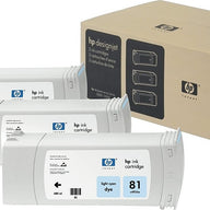 HP Original Ink Cartridge No 81 3Pk Cyan Light 680Ml ( C5070A ) NOB FINAL SALE