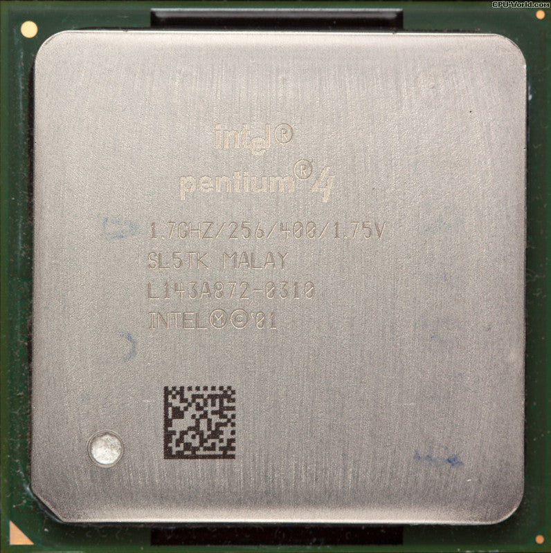 Intel Pentium 4 1.70GHz 400MHz S478 CPU Processor ( SL5TK ) USED