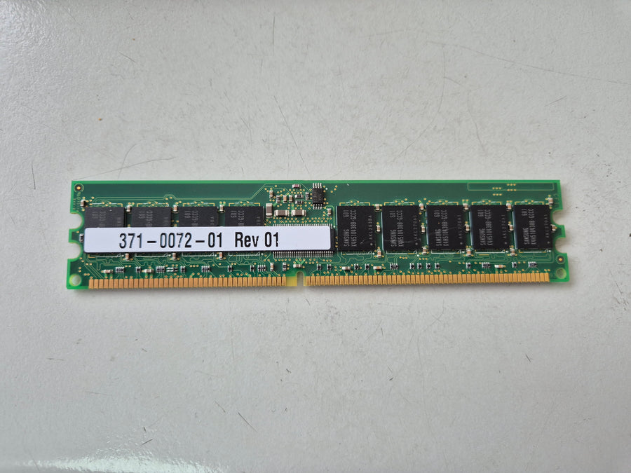 Samsung SUN 1GB DDR-400MHZ PC3200 ECC Registered CL3 184-Pin DIMM ( M312L2920BG0-CCC 371-0072-01 ) REF