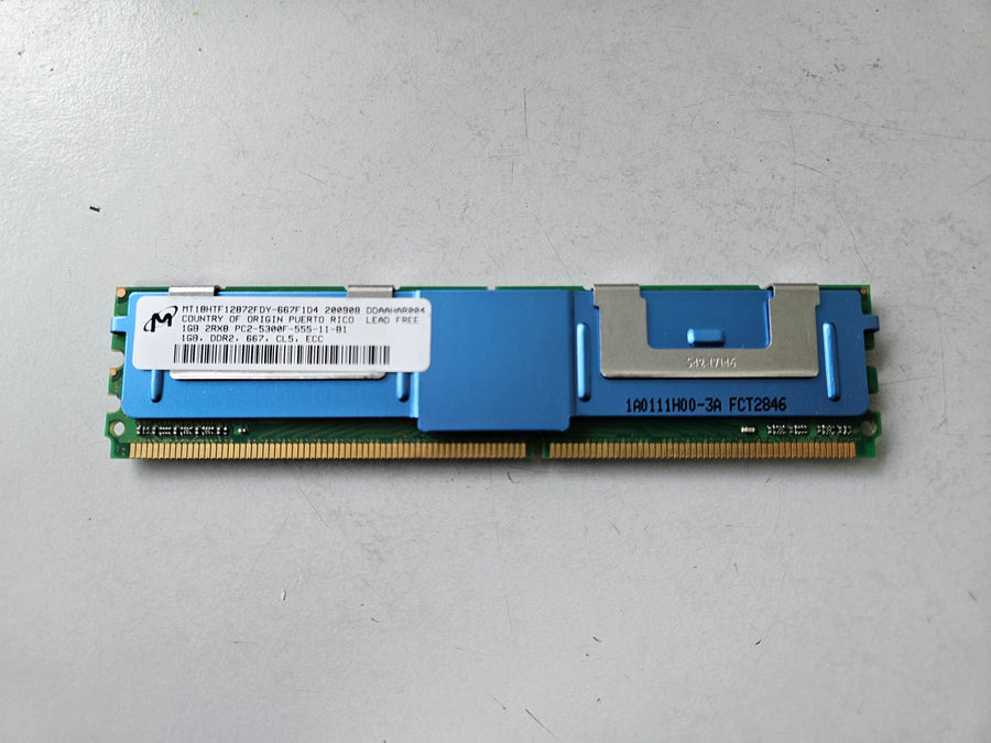 Micron HP 1GB DDR2-667MHz ECC CL5 240-Pin DIMM ( MT18HTF12872FDY-667F1D4 398706-051 ) REF