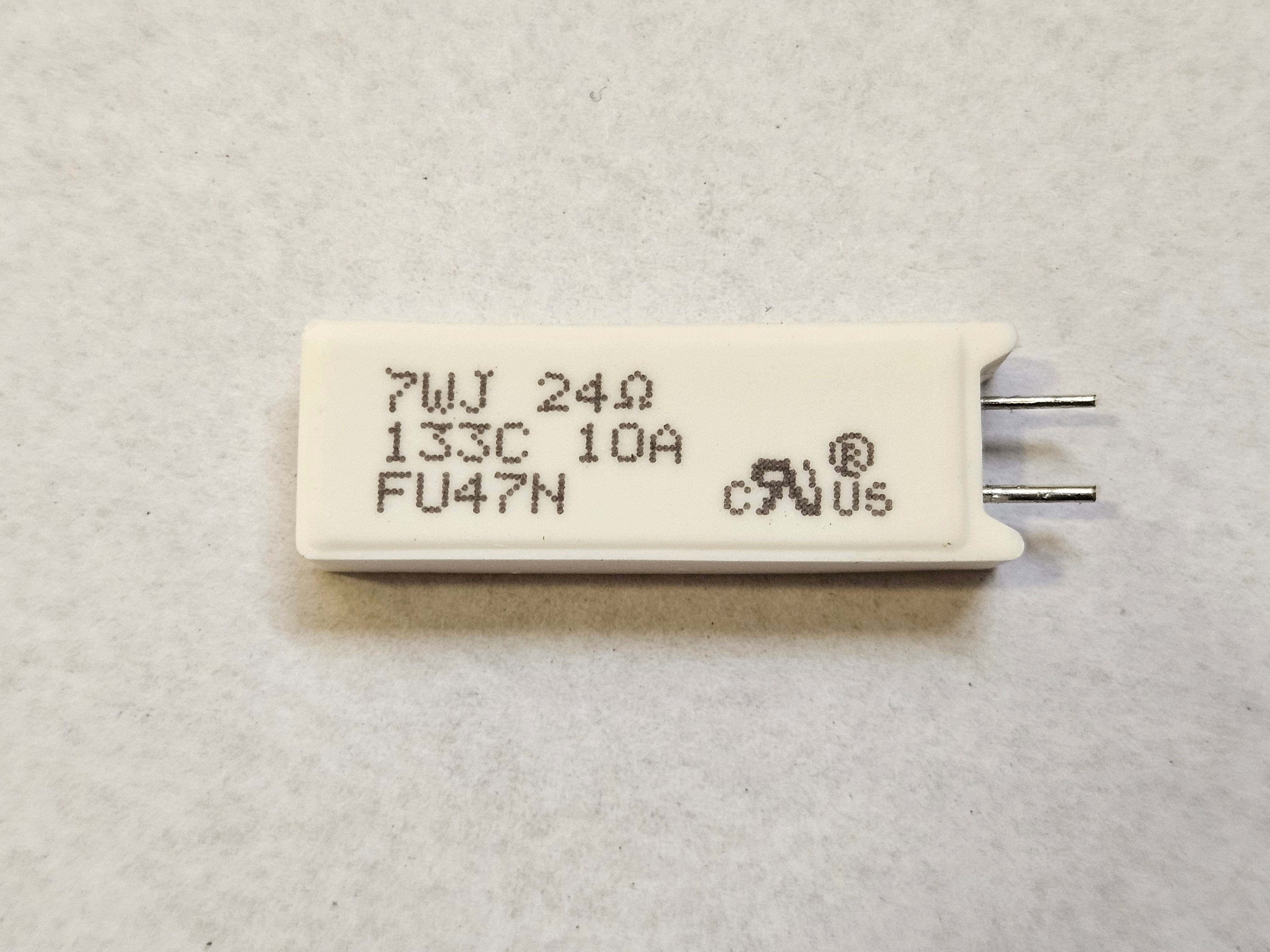 Futaba ceramic core wire wound thermal fuse - Built in resistance 24R 5% ( RFT07 240HM RFT07J24R0T133NH ) NEW