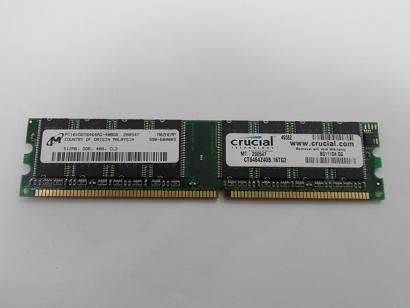 MC6585_MT16VDDT6464AG 40BGB_Micron 512MB PC3200 CL3 Non-ECC Unbuffered DIMM - Image4