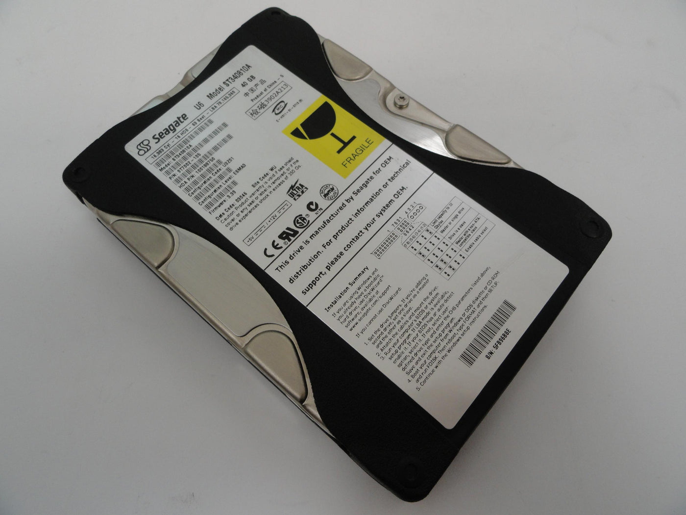 PR18695_9T7002-102_Seagate 40Gb IDE 5400rpm 3.5in HDD - Image3