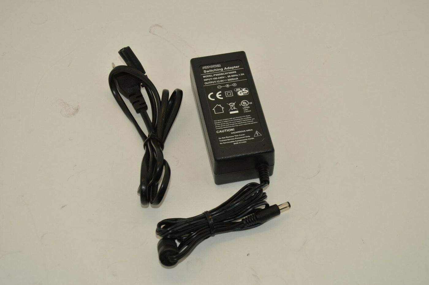 FLYPOWER, Switching, Adapter, 12V, PS60IBCAY5000S, USED