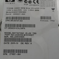 CA06350-B19100DT - Fujitsu HP 72.8GB SCSI 80 Pin 10Krpm 3.5in HDD in Caddy - Refurbished