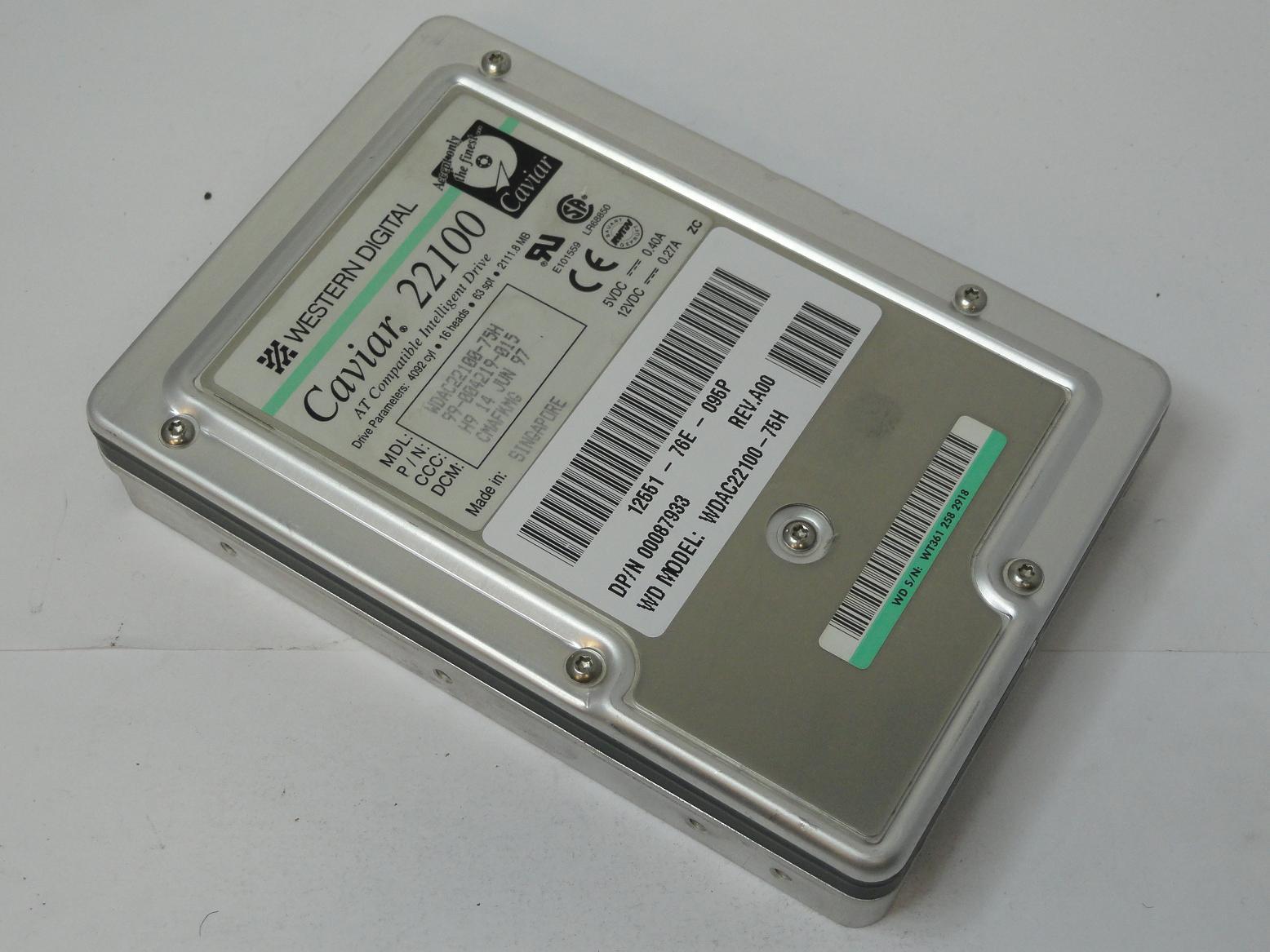 99-004219-015 - Western Digital Dell 2.1GB IDE 5400rpm 3.5in HDD - Refurbished