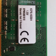 Kingston 4GB PC3-12800 DDR3-1600MHz non-ECC Unbuffered CL11 204-Pin SoDimm 1.35V Low Voltage Single Rank Memory Module (KCP3L16SS8/4)