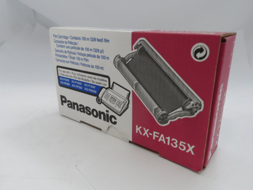 KX-FA135X - Panasonic KX-FA135X Film Cartridge - For use with KX-F1810,  KX-F1820,  KX-F1830,     KX-FP300,  KX-FP320,  KX-FM330. - NEW