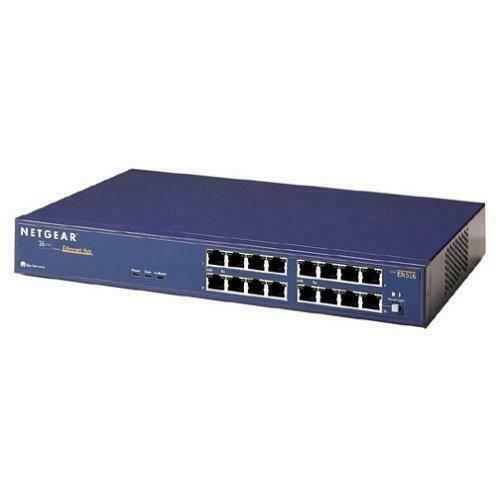 Netgear 16 Port 10 Base T Ethernet HUB ( EN516 ) ASIS