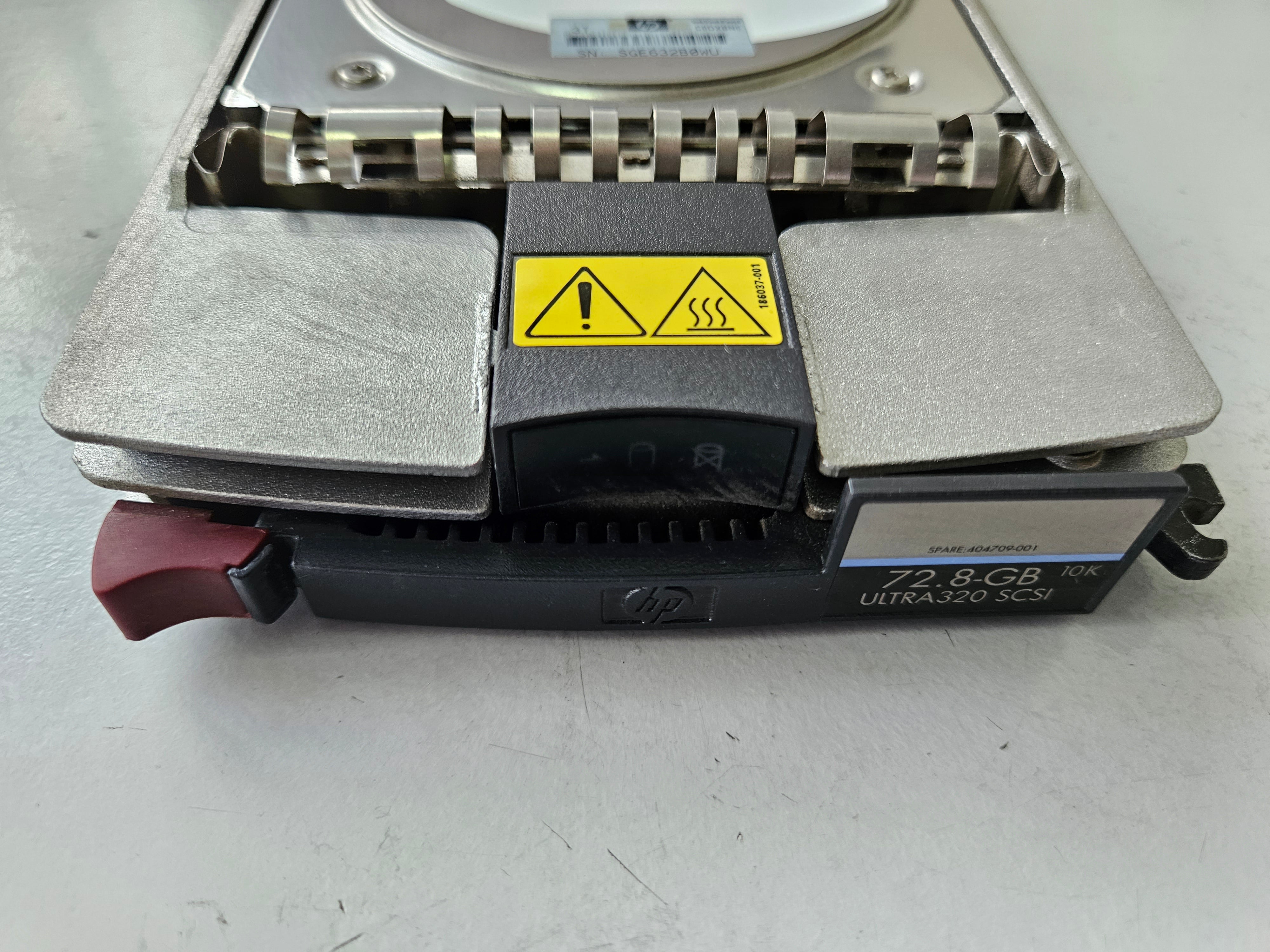 Seagate HP 72.8GB SCSI 80 Pin 10Krpm 3.5in HDD in Caddy ( ST373207LC 9X3006-153 404670-003 360205-021 3R-A6403-AA 404709-001 BD0728A4C4 ) USED