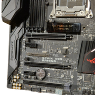 ASUS ROG STRIX X99 Gaming Motherboard LGA2011-3 DDR4 ATX - NO PCIEx4 connector USED