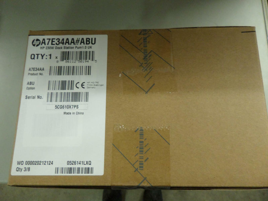 HP UltraSlim Docking Station 4 Port Black ( A7E34ET#ABU ) NEW