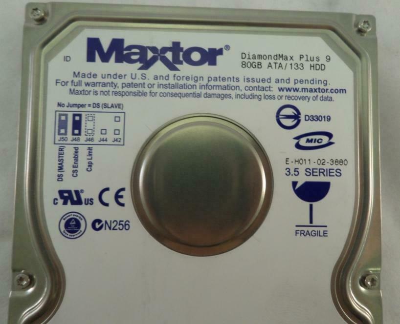 Maxtor 80GB 7200rpm IDE 3.5" HDD ( 6Y080L0422011 ) REF