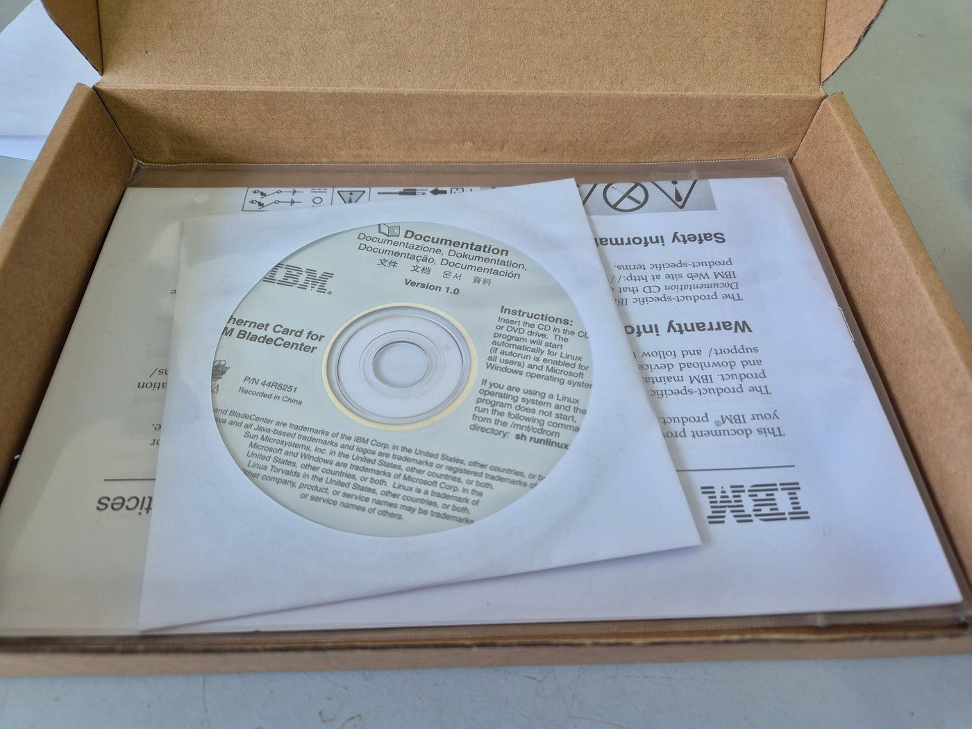 IBM 2/4 Port Ethernet Expansion Card (CFFh) for IBM BladeCenter ( 44W4479 44W4481 ) NOB