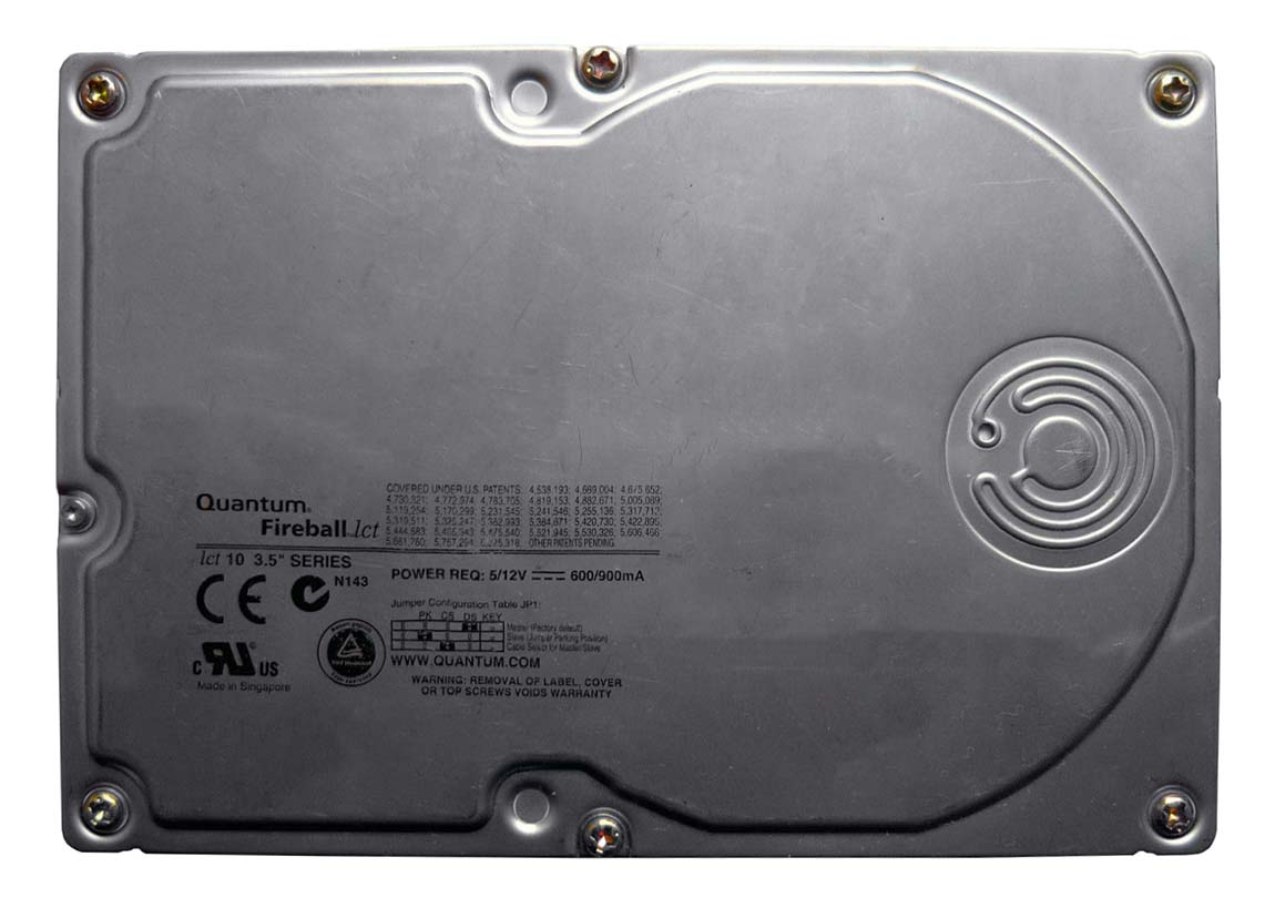 Quantum 5.1Gb 3.5" 5400rpm IDE HDD ( LB05A011 ) USED