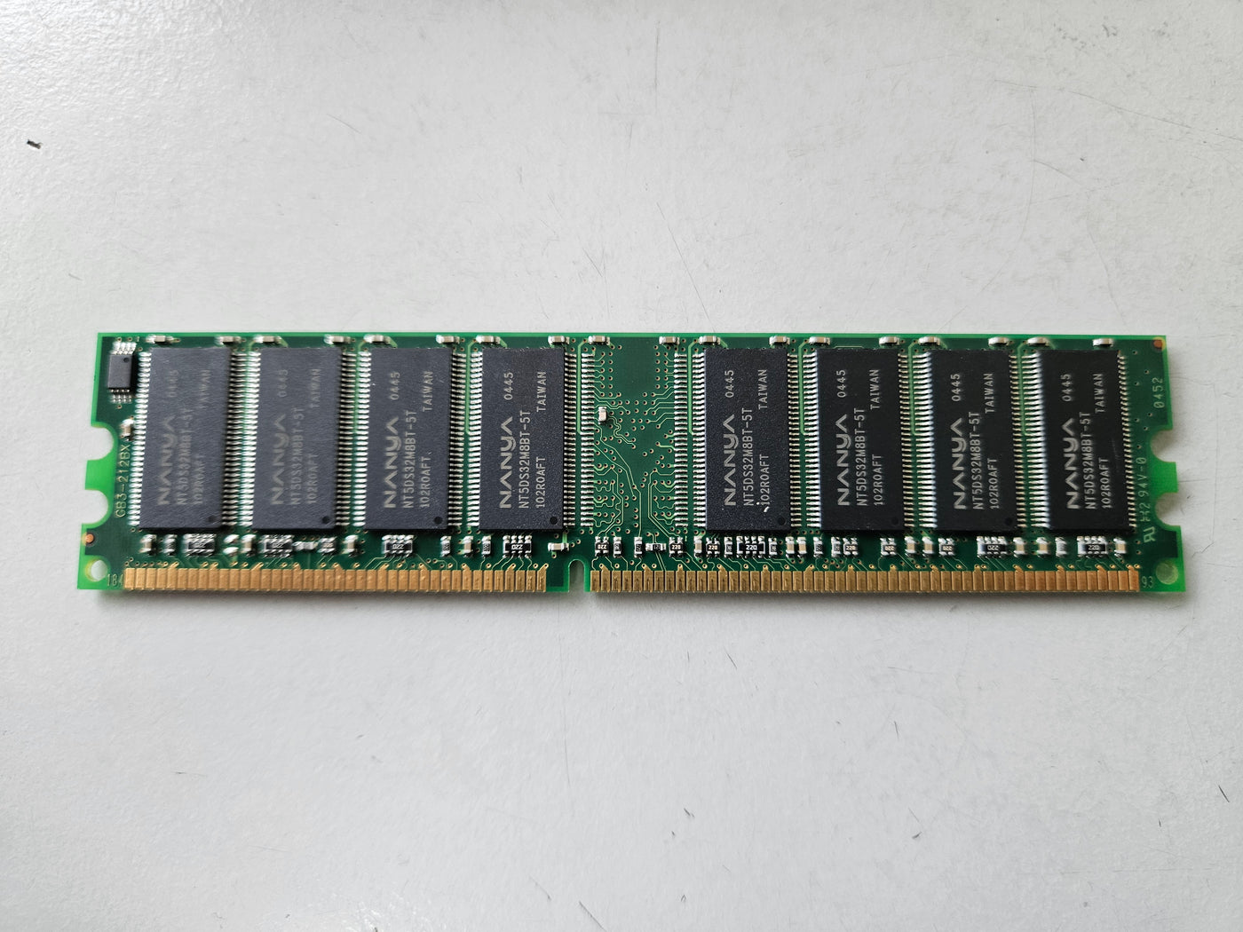 Nanya 512MB DDR-400MHz CL3 PC3200U nonECC DIMM ( NT512D64S8HB1G-5T ) REF